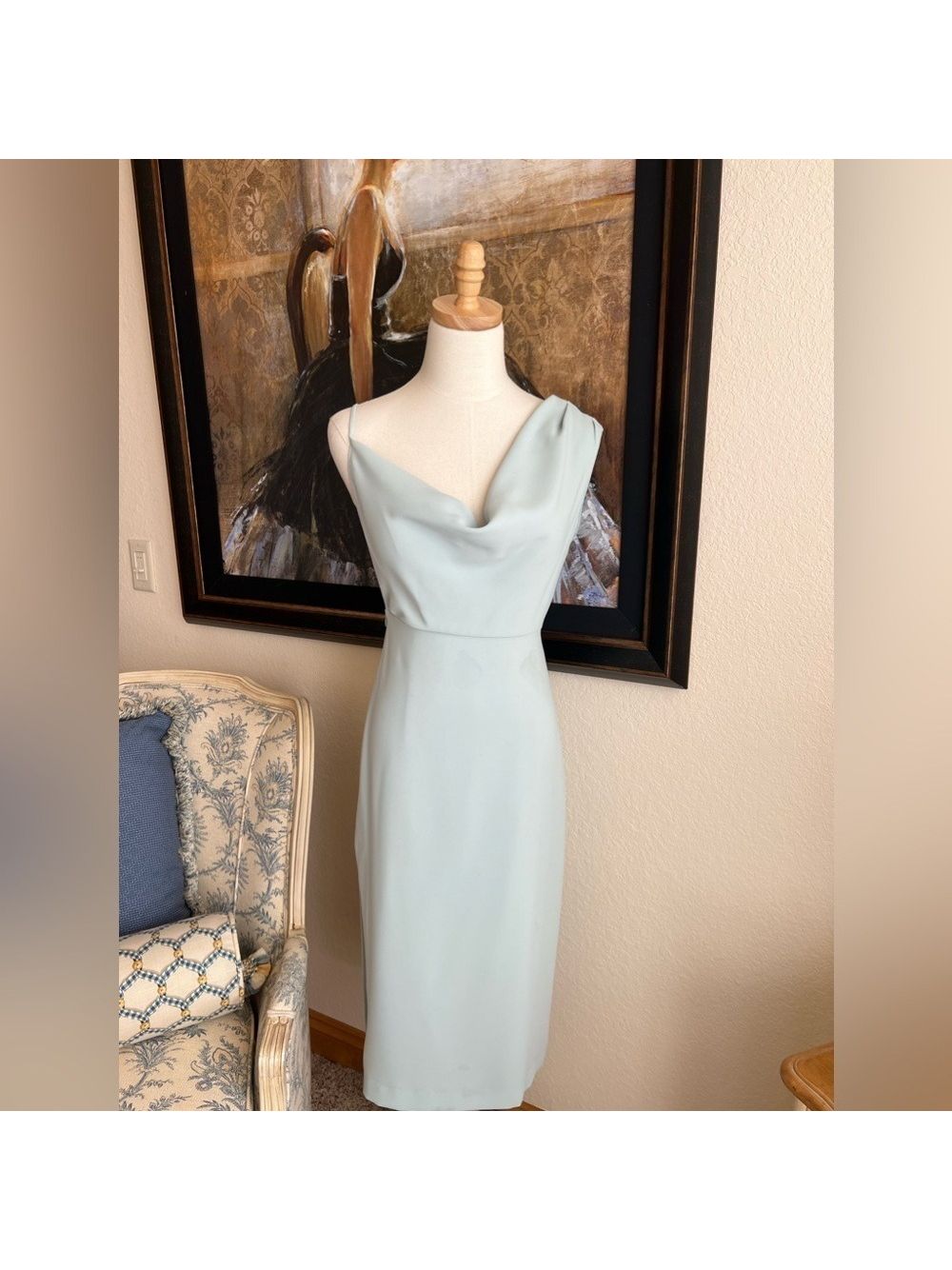 Sexy Amanda Uprichard Blue Green Dress Xs